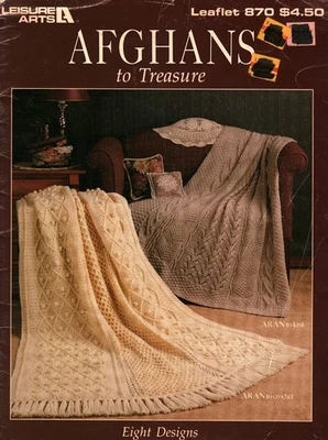 Afghans to Treasure | Leisure Arts 870 - Image 1 of 4