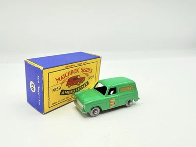 Matchbox Lesney 59a Ford Thames Singer Van SPW - Dark Green - Boxed - Near Mint - Image 1 of 4