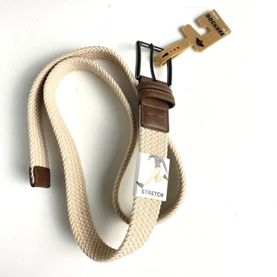 Cinturón de tela trenzada elástica caqui tostado Dockers para hombre talla grande 38-40 NUEVO Foto 1 de 4