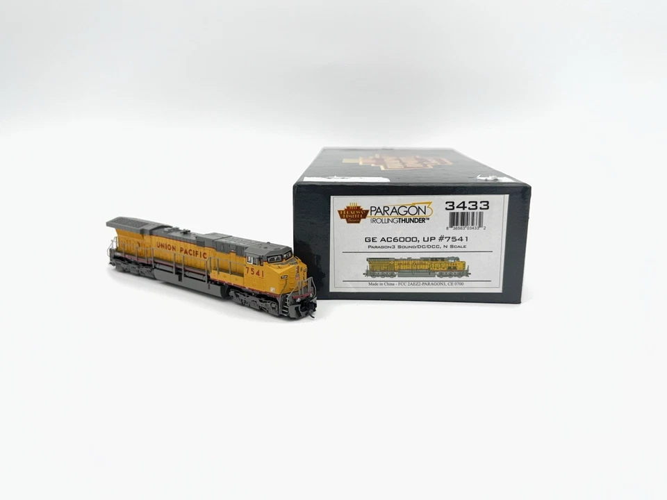 Broadway Limited - N - UP - GE AC6000 #7541 - DCC/Sound - Train #3433 - Image 1 of 4