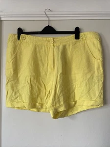 Womens SeaSalt Linen Shorts BNWT Size 20 - Picture 1 of 7