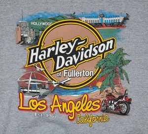 Vintage Harley-Davidson Sleeveless Sweatshirt Size XL USA 1998 Fullerton LA - Picture 1 of 5