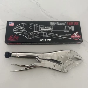 Malco Eagle Grip LP10WC 10" Locking Vise Grip Pliers With Cutter Made In USA New - Picture 1 of 14