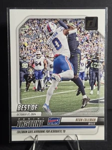 2025 Donruss Best Of Panini Instant Keon Coleman Buffalo Bills - Picture 1 of 2
