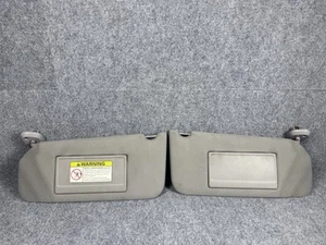 2000-2003 Ford F150 Driver LH Passenger RH Sun Visor Cloth Gray Non Illuminated - Picture 1 of 9