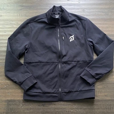 Peloton Performance Jacket Mens Sz Large Black Full Zip - Image 1 of 4