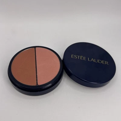 Estee Lauder Dual Blush Compact 09 Apricot 04 Pink Cloud .2 Oz 6 g New - Image 1 of 4