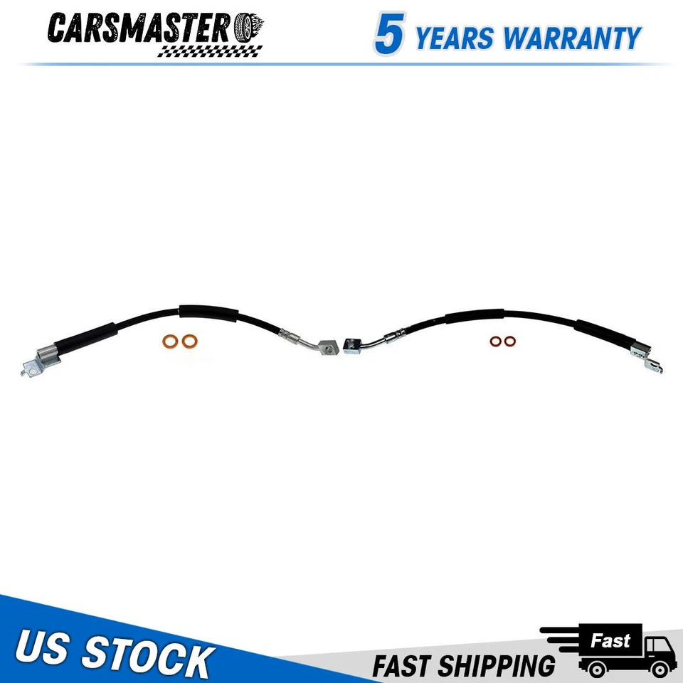 Kit dianteiro mangueira de freio hidráulico primeira parada 2 peças para Jeep Comanche 4.0L 1990-1992 - Imagem 1 de 1