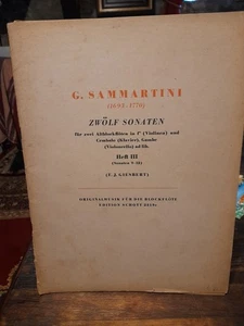 SAMMARTINI/ / SONATEN 9 AND 12 FOR RECORDER, VIOLIN /AND PIANO - Picture 1 of 1