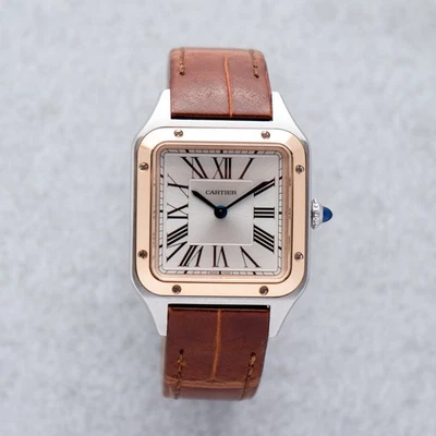 Cartier Santos Dumont Rose Gold & Steel W2SA0012 - Bild 1 von 4