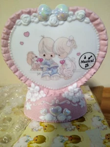 Precious Moments Musical "Two Kids With Puppy" Enesco #296651 (T010K) - Picture 1 of 6