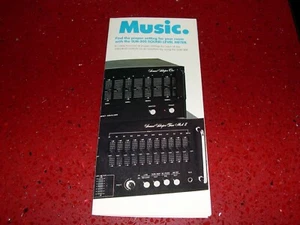 BSR TURNTABLE/SOUND LEVEL METER BROCHURE (FOLD OUT BOOKLET) - Picture 1 of 2
