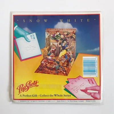 Vintage Pop Shots Snow White 3D Birthday Card - Image 1 of 2