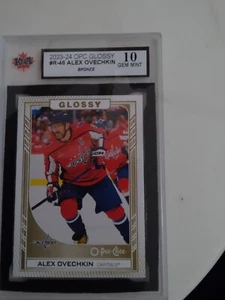 2023-24 opc glossy alex ovechkin#r-46 ksa 10 mistake card..opc/u.d. - Picture 1 of 2