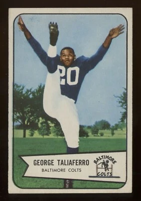1954 Bowman FB #50 Taliaferro in ExMt-NrMt condition - Image 1 of 2