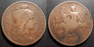 France - Third Republic - 10 Centimes Daniel-Dupuis 1899 - F.136/7 - Picture 1 of 1