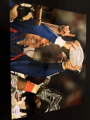 Urban Meyer Signed Auto 8x10 Photo JSA Florida Gators - Image 1 of 2