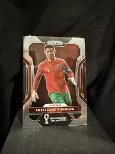 Cristiano Ronaldo 2022 Panini Prizm World Cup Qatar Portugal NRMT+ - Picture 1 of 3