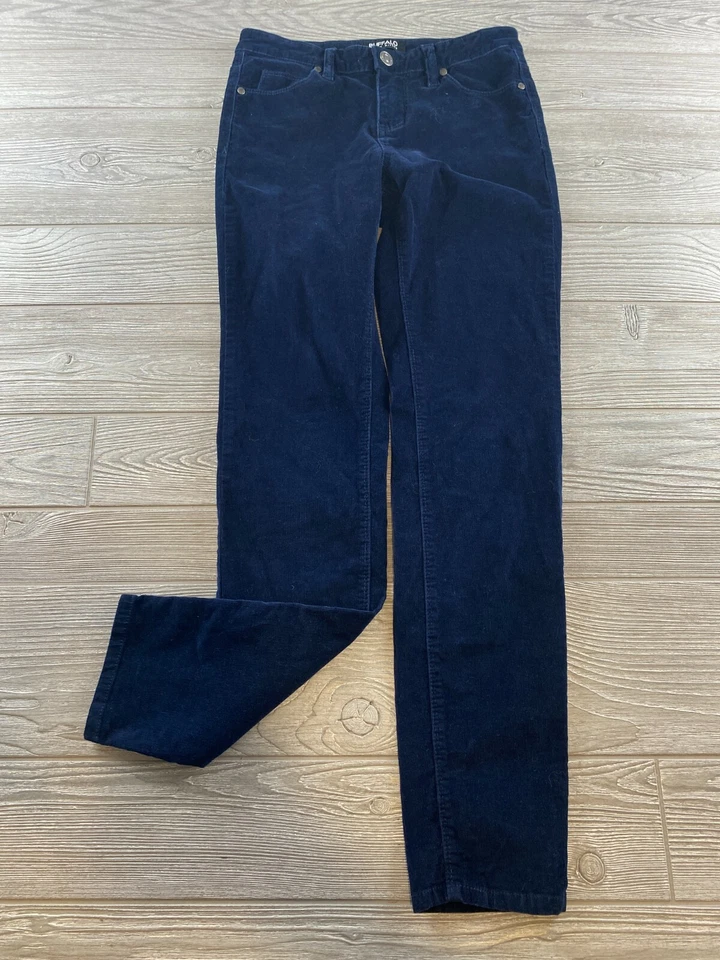 Buffalo David Bitton "Supreme" Pana Ajustada Tiro Medio Elastizada Mujer 2/26 Azul Foto 1 de 4