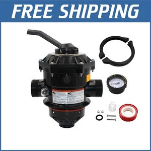 1-1/2-Inch 6-Way Clamp Valve for Pool & Spa Filters - Durable Aftermarket Part - Picture 1 of 8