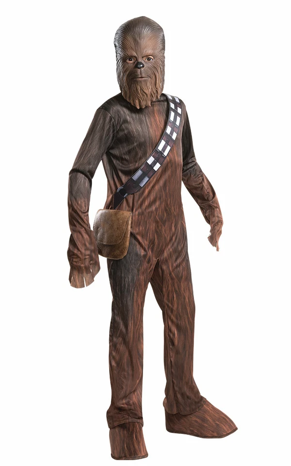 Disfraz de fantasía ~ Disfraz de Chewbacca de Star Wars para niños de 3 a 10 años Foto 1 de 1