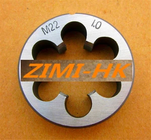 (1 Stück) 22 mm x 1 metrische rechte Matrize M22 x 1,0 mm Steigung (die hohe Qualität) - Bild 1 von 1