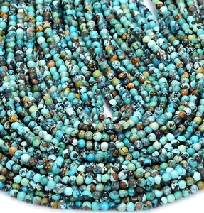 Natural Turquoise Gemstone Round 2MM 3MM 6MM Loose Beads (P84) - Picture 1 of 3