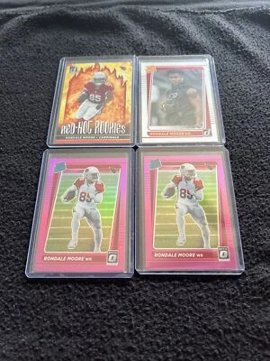 2021 Panini Donruss Rondale Moore Red Hot Rookies/Canvas/Pink Optic Previews! - Image 1 of 2