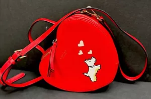 Radley London Love Potion Heart Shape Small Zip Around Crossbody Bag . - Picture 1 of 6