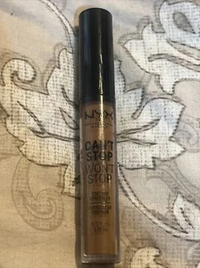 NYX Cant Stop Wont Stop Contour Concealer Deep Walnut 3.5ml Brand New - Picture 1 of 3