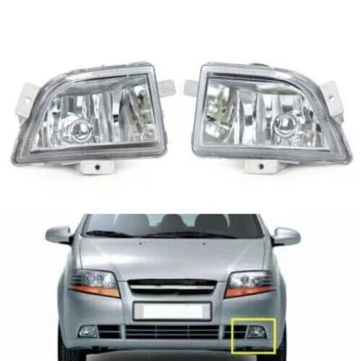 Pair Front fog lights For Chevrolet Kalos Aveo 2004-2007 - Image 1 of 4