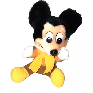 Vintage Walt Disney Mickey Mouse 8" Plush, Mickey's Christmas Carol GUC - Picture 1 of 5