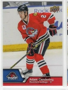 Adam Clendening 14-15 Upper Deck AHL Hockey Base #86 Rockford IceHogs