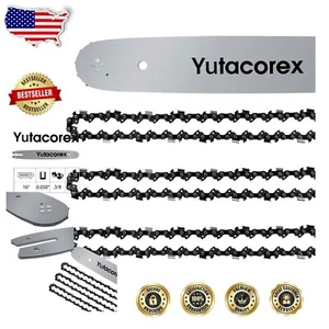 16-Inch Chainsaw Guide Bar & Chain Combo - Fits Stihl Models, 55 Drive Links - Picture 1 of 7