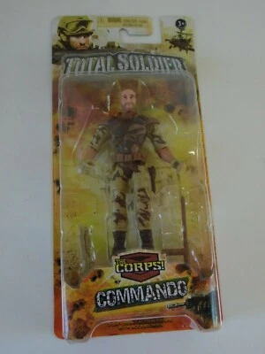¡El Cuerpo! Figura de acción Total Soldier Commando 3 3/4 pulgadas Foto 1 de 3