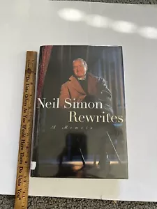 SIGNED “REWRITES - A MEMOIR" by Neil Simon First Edition/First Printing Like New - Picture 1 of 16