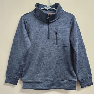 Carter's Sweater Boys Size 4 Blue with Pockets Soft Lightweight - Bild 1 von 8