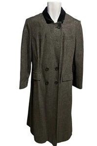 Hockanum Wool Coat Fabric by Forstmann Gray Size S - Picture 1 of 16