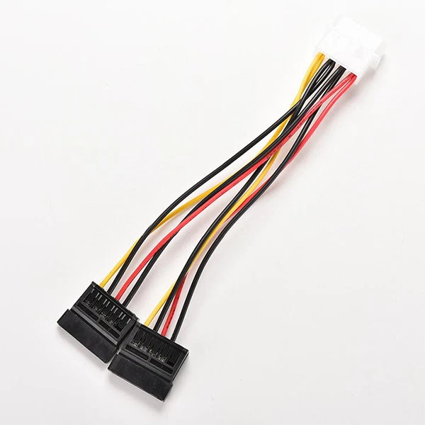 SATA MOLEX CONVERTITORE IDE SATA ADATTATORE CONNETTORE 4 PIN CAVO HARD DISK - Immagine 1 di 4