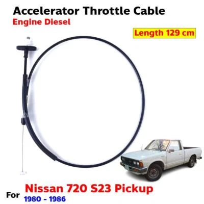 For Datsun Nissan 720 Truck UTE 1980-86 Accelerator Control Cable Diesel Engine Foto 1 de 4