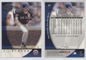 2001 Donruss Class Of 2001 Samples Silver Mike Piazza #26 HOF