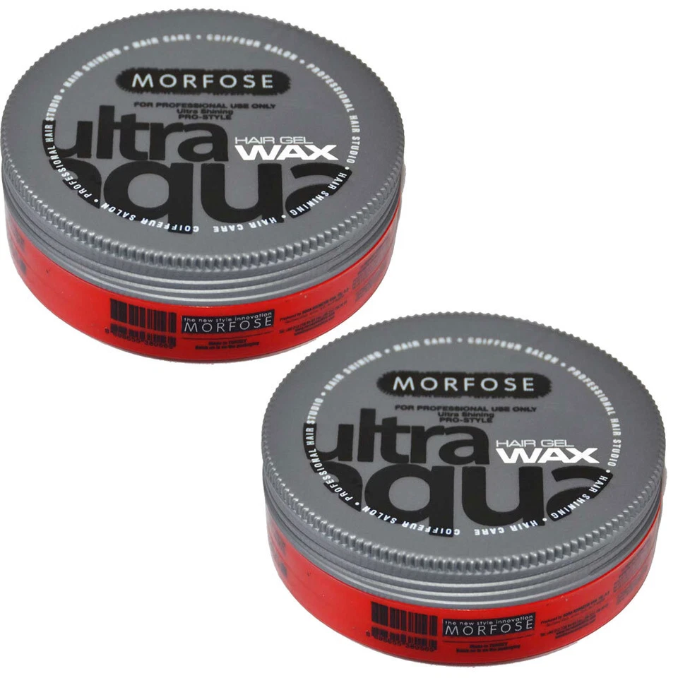 Morfose Rot Ultra Aqua Haar Gel Wax Extra Shining Pro-Style (2er Pack) 175ml - Bild 1 von 1