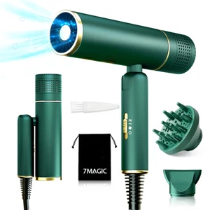 Profi Haartrockner Ionen Föhn Superleicht Tragbar Klappbar Haarfön Zwei Diffusor - Bild 1 von 20