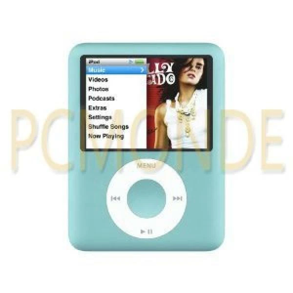Apple iPod nano A1236 8 GB - 3rd Generation - Blue/Turquoise (MB249LL/A) - Image 1 of 1