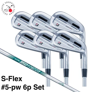 Bridgestone B 222CB+ Iron Wedge 5-pw 6 Set S Flex N.S.PRO 950GH neo Steel Shaft - Picture 1 of 11