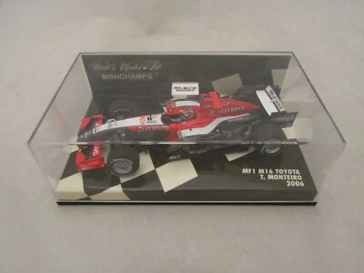VOITURE 1/43 F1 MF1 M16 TOYOTA MONTEIRO 2006 - MINICHAMPS - Photo 1/3
