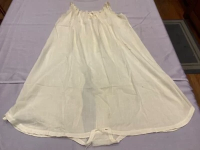 Antique Victorian Semi Sheer Lace Camisole Underwear Garment Lingerie Ballerina - Image 1 of 4
