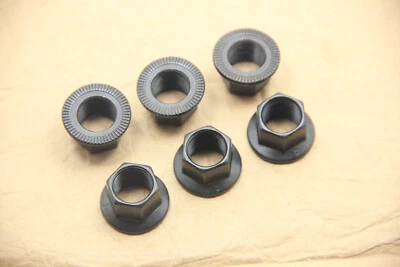 Tuercas de eje BMX 14 mm Tuercas de eje de bicicleta Tuercas de cubo 14 mm 6 piezas Foto 1 de 4