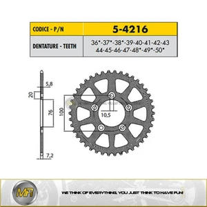 PIÑÓN TRASERO ERGAL SUZUKI GSX R 600 DE 1997 A 2017 525 - 45 DIENTES - Imagen 1 de 1