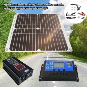 6000W Solar Panel Kit Power Inverter Solar Generator Home Off-Grid Solar System - Picture 1 of 15